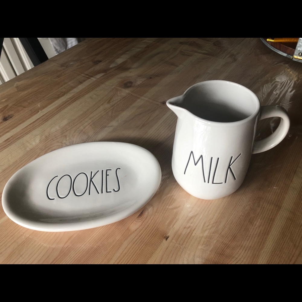 Rae Dunn Milk and Cookies